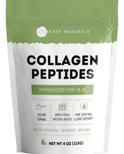 Pó De Colágeno Kate Naturals Kate Naturals Para Cabelos E