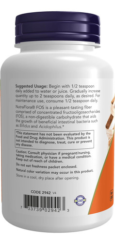 Agora, Suplementos De Alimentos, Nutraflora Fos (frutooligos - Imagem 3