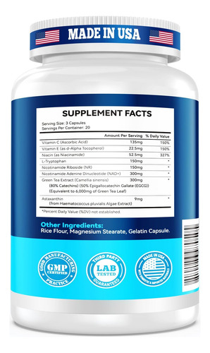 Suplemento I Love Health Nad 1119 Mg | Energia Celular - Imagem 4