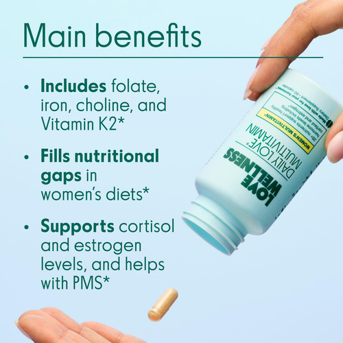 Multivitamínico Love Wellness Daily Love Women 60 Cápsulas - Imagem 3