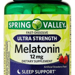 Melatonina Spring Valley 12mg 60 Cápsulas Spring Valley