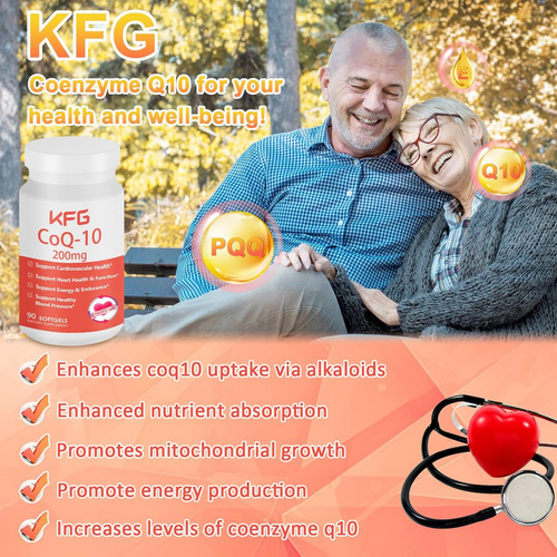 Kfg Coq10 200mg: Suplemento Para O Coração E Energia - Imagem 3