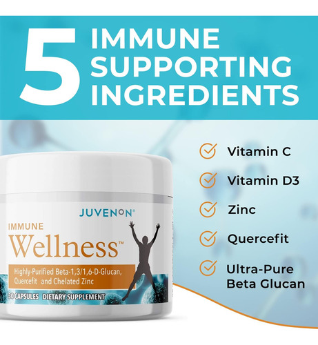 Suplemento De Defesa Imunológica Juvenon Com Vitamina C, Ben - Imagem 10