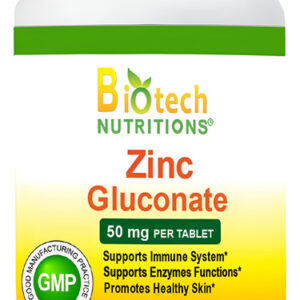 Gluconato De Zinco 50 Mg Da Biotech Nutritions, 250 Comprimi
