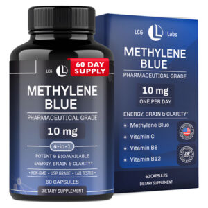 Suplemento Lcg Labs Azul De Metileno 10 Mg Com Vitamina C, B