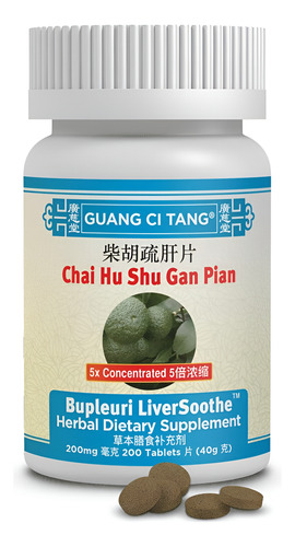 Suplemento Guang Ci Tang Bupleuri Liversoothe Ah167p 200 Píl