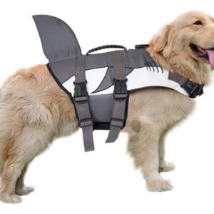 ~ Coletes Salva-vidas Engraçados Do Tubarão Para Cães 20-50