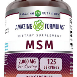 Suplemento Amazing Formulas Msm (metilsulfonilmetano) 2000