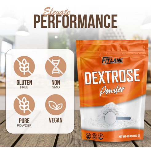 Dextrose Em Pó Fit Lane Nutrition 1,13 Kg - Produto Comestív - Imagem 4
