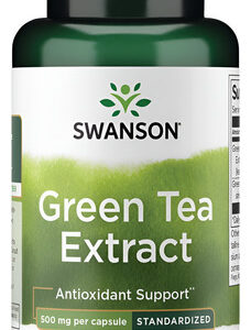 Extrato De Chá Verde Swanson 500 Mg 60 Cápsulas