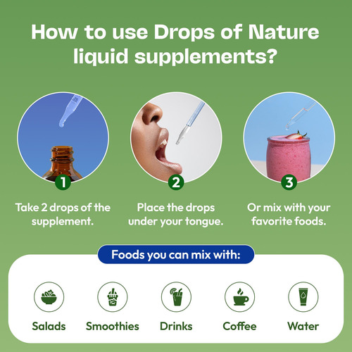 Suplemento Drops Of Nature Taurine Liquid 60ml Mixed Berry - Imagem 8