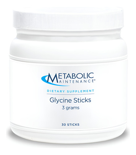 Suplemento De Manutenção Metabólica Glycine Sticks 3000 Mg 3