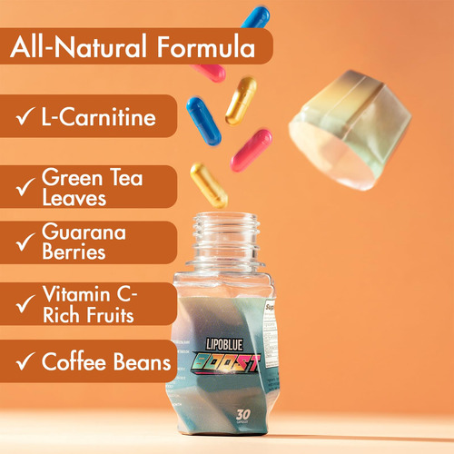 Suplemento Lipoblue Boost Natural Wellness Support 30 Dias - Imagem 5