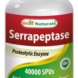 Suplemento Best Naturals Serrapeptase 40000 Spus 180 Capsule