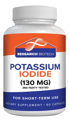 Comprimidos De Iodeto De Potássio 130 Mg Do Research Biotech - Imagem 2