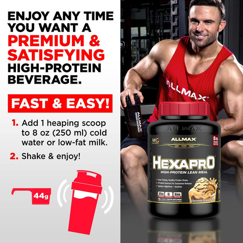 Allmax Hexapro, Baunilha Francesa - 2 Lb - 25 Gramas De Prot - Imagem 15