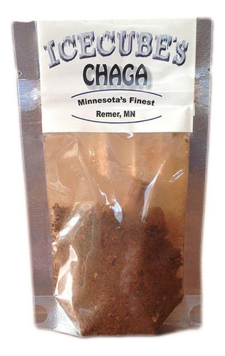 Pacote De 2 Oz De Chaga Da Icecube Com Canela E Cravo
