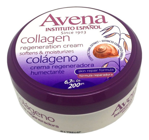 Creme De Aveia Com Colágeno (2 Unidades) 200ml Cada