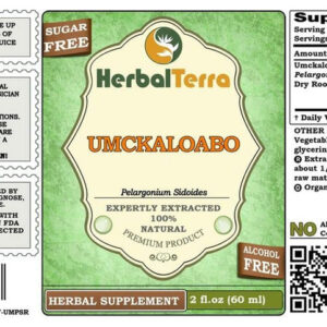 Extrato Líquido De Umckaloabo Sem Álcool Da Herbal Terra Llc