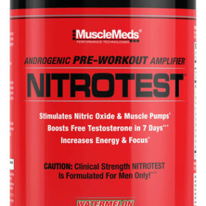 Suplemento Pré-treino Drink Musclemeds Nitrotest 470g