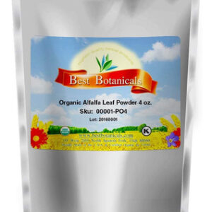 Pó De Folha De Alfafa Orgânica Botanicals 4