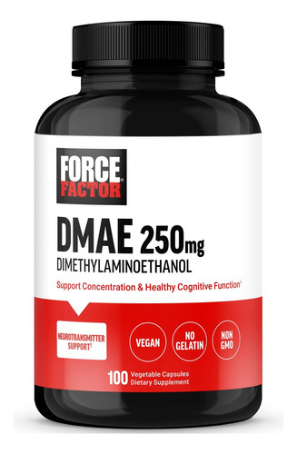 Suplemento Force Factor Dmae Para Concentração E Foco