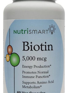 Nutrismart Suplemento De Biotina Nutrismart 5000 Mcg 60 Veg