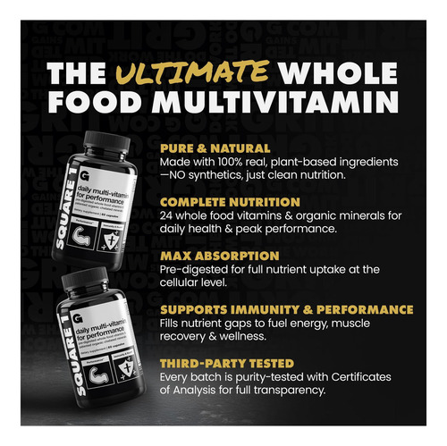 Suplemento Multivitamínico Mineral Para Potencializar Ganhos - Imagem 3