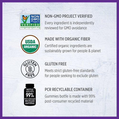 Suplemento New Chapter Organic Vitamin B12+ Gummies 60ct - Imagem 5
