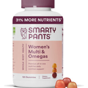 Fórmula Feminina Gummy Vitamins Smartypants Com Ômega 3 120