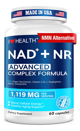 Suplemento I Love Health Nad 1119 Mg | Energia Celular