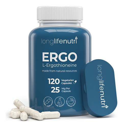 Suplemento Longlifenutri L-ergotioneína 25 Mg 120 Cápsulas