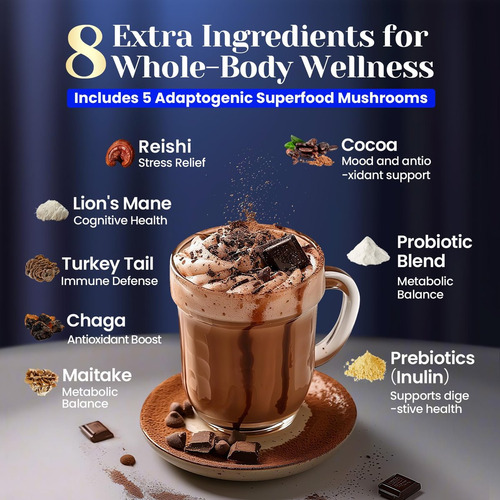 Venture Pal Cogumelo Chocolate Quente, Auxiliar Do Sono, 30 - Imagem 4