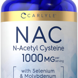 Suplemento Carlyle Nac 1000mg Com Selênio E Molibdênio