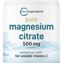 Suplementos Microingredientes Citrato De Magnésio Puro 500mg