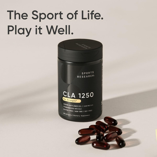 Sports Research Cla - 1250mg Com Ácido Linoléico Conjugado A - Imagem 7