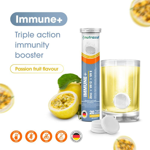 Nutrazul Immune+ Comprimidos Efervescentes - Maracujá (embal - Imagem 9