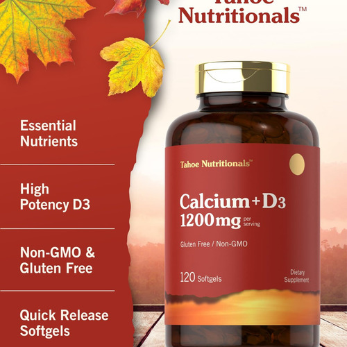 Carlyle Cálcio 1200 Mg Com Vitamina D3 - 120 Cápsulas - Imagem 6