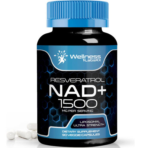 Suplemento Nad, 1500 Mg - Suplemento Nad + Lipossomal Com Re