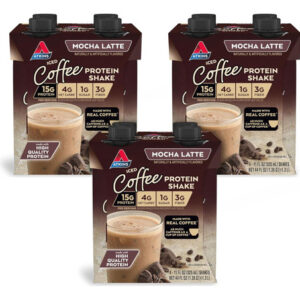 Atkins Mocha Latte Iced Coffee Protein Shake, 15g Proteína,