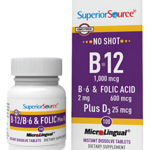 Suplemento Superior Source No Shot Vitamina B12 1000mcg 100