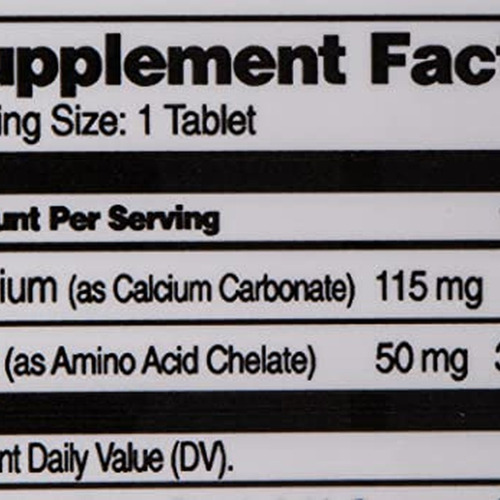 Comprimidos De Zinco Do Século 21 50 Mg (quelatados), 110 Un - Imagem 6
