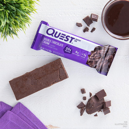 Barras De Proteína Quest Chocolate Duplo, 20g De Proteína - Imagem 6
