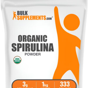Bulksupplements Spirulina Em Pó Orgânica 1 Kg - Vegana