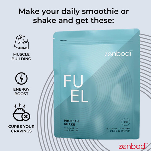 Proteína De Combustível Zenbodi Em Pó - 15 Pacotes Por Bolsa - Imagem 8