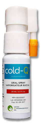 Suplemento Em Spray Cold-q Natural Cold-q 0,7 Oz - Imagem 3