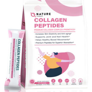 Peptídeos De Colágeno Em Pó Nature Target Multi Tipo I, Ii,