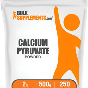 Piruvato De Cálcio Em Pó Bulksupplements - 500g Sem Sabor