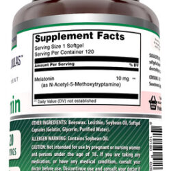 Suplemento De Melatonina Amazing Nutrition 10 Mg | 120