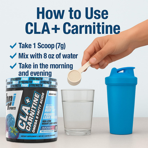 Suplemento Bpi Sports Cla+ Carnitina Para Perda De Peso 365 - Imagem 7